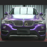 Ravoony Plus Matte Heavy Metal Sparkle Purple Car Wrap BMW X4 Wrap