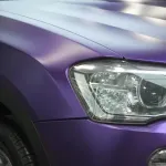 Ravoony Plus Matte Heavy Metal Sparkle Purple Car Wrap BMW X4 Wrap