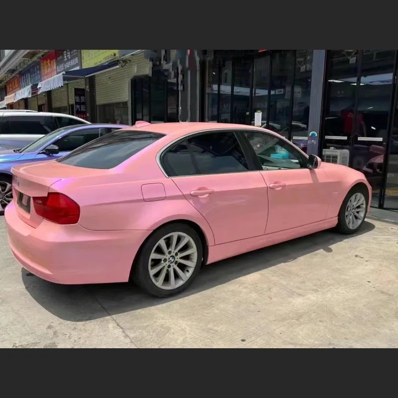Ravoony Plus Twin Candy Purple Pink Color Fliper Car Wrap BMW 3 Series Wrap