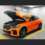 Ravoony Plus Gloss Burnt Orange Car Wrap BMW X6 Wrap
