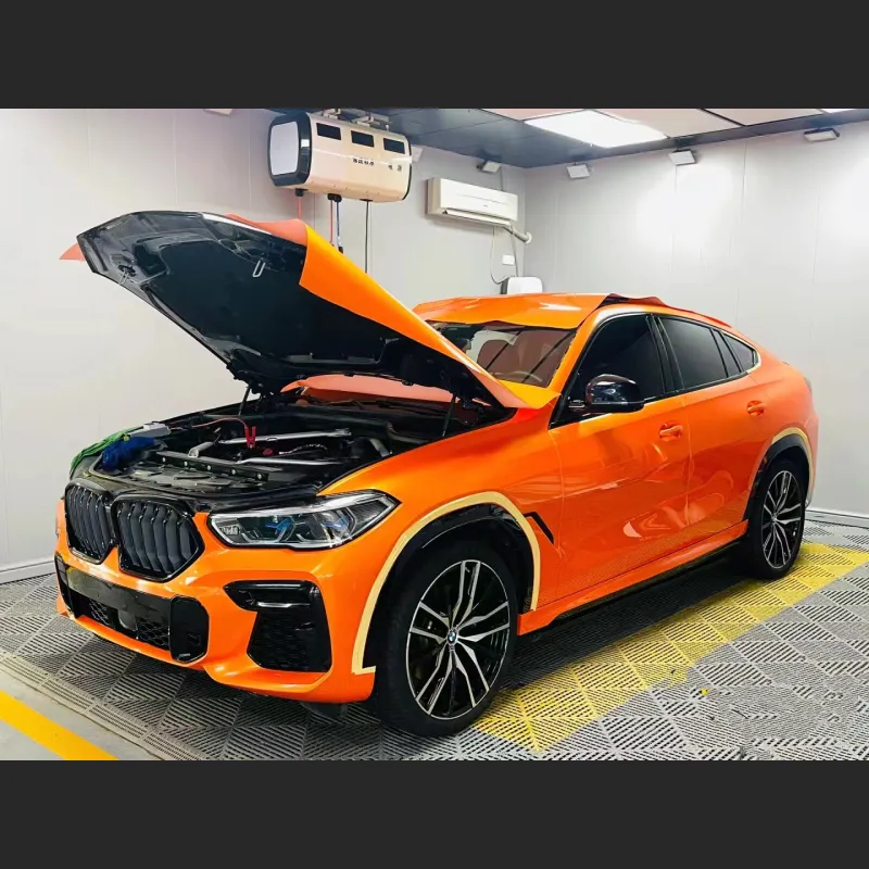Ravoony Plus Burnt Orange Car Wrap BMW X6 Wrap