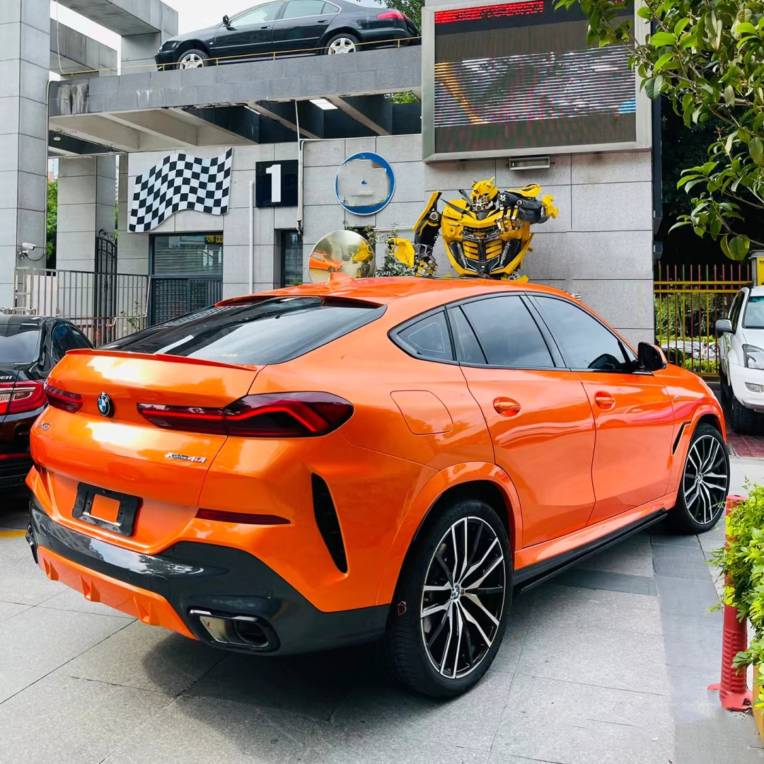 Ravoony Plus Gloss Burnt Orange Car Wrap BMW X6 Wrap