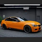 Ravoony Plus Gloss Crystal Mclaren Orange Wrap BMW 3 Series Wrap