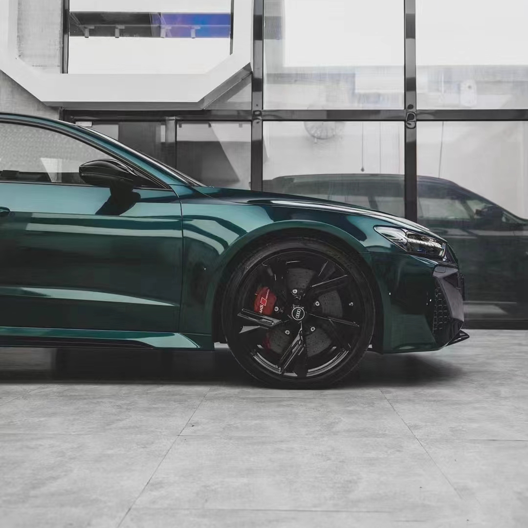 Ravoony Plus Gloss Metallic Midnight Green Car Wrap