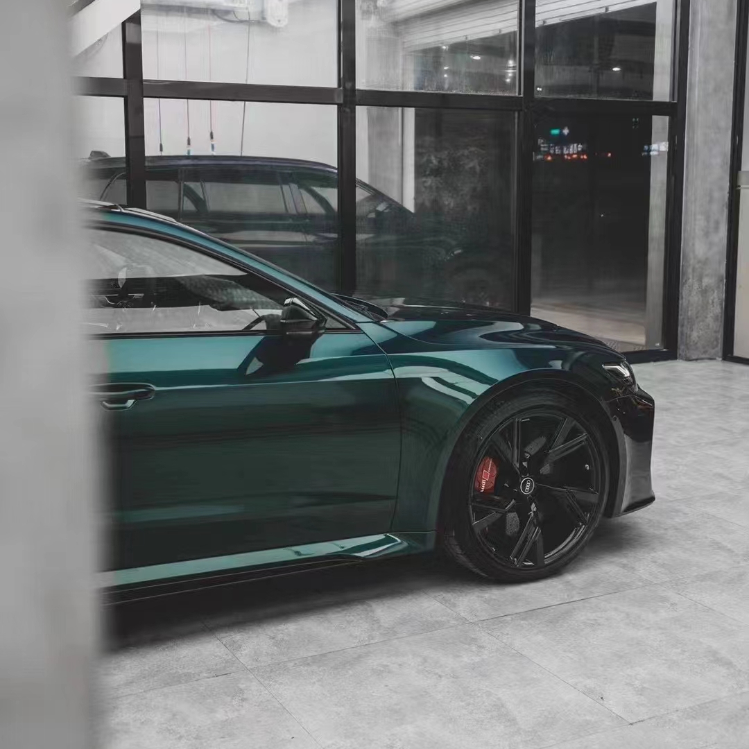 Ravoony Plus Gloss Metallic Midnight Green Car Wrap