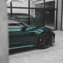 Gloss Metallic Midnight Green Car Wrap