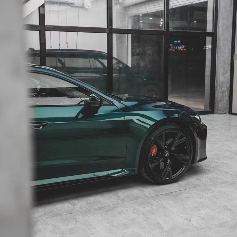 Gloss Metallic Midnight Green Car Wrap