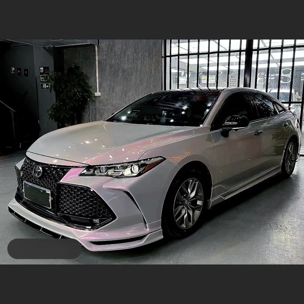 Ravoony Plus Twin Candy Grey Red Color Fliper Car Wrap Toyota Avalon Wrap