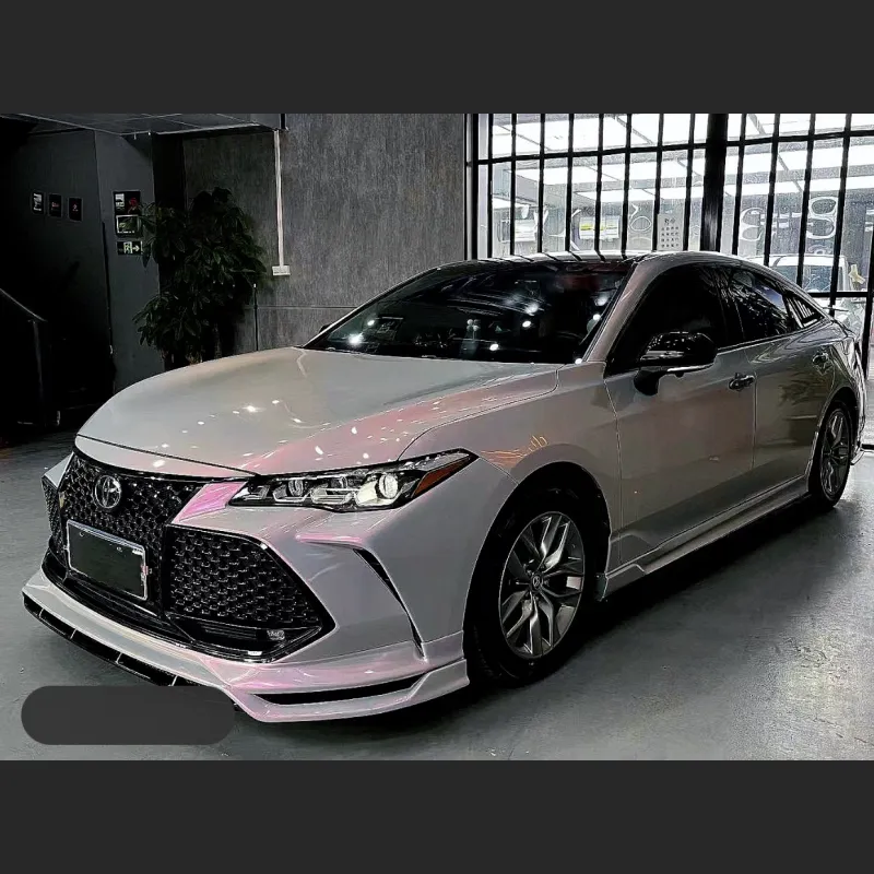 Ravoony Plus Twin Candy Grey Red Color Fliper Car Wrap Toyota Avalon Wrap
