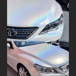 Ravoony Plus Matte Laser White Car Vinyl Wrap Toyota Vinyl Wrap