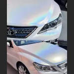 Ravoony Plus Matte Laser White Car Vinyl Wrap Toyota Vinyl Wrap