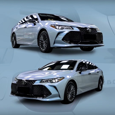  Ravoony Plus Fancy Rock Grey Color Fliper Car Wrap Toyota Avalon Wrap 02