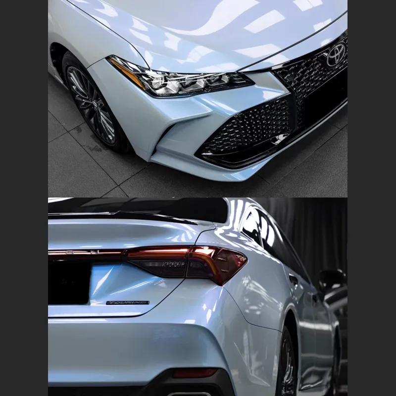  Ravoony Plus Fancy Rock Grey Color Fliper Car Wrap Toyota Avalon Wrap