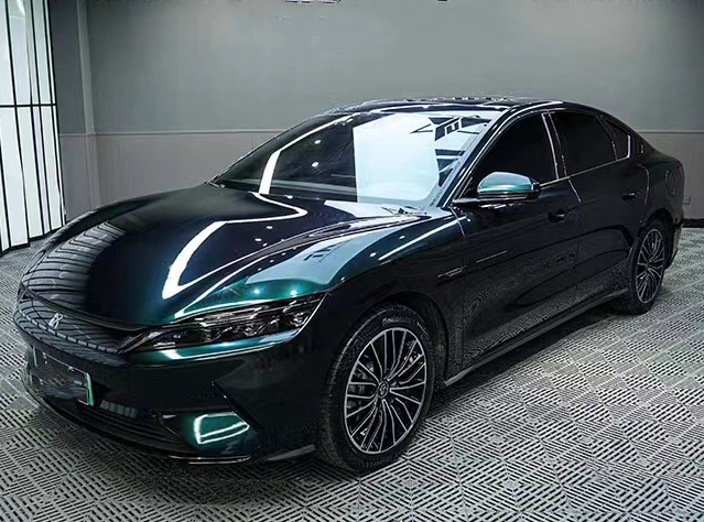 Ravoony Plus PET Gloss Qianshan Green Car Vinyl Wrap