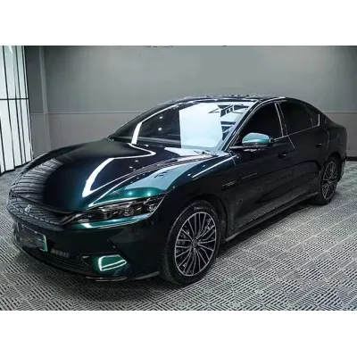 Ravoony Plus PET Gloss Qianshan Green Car Vinyl Wrap 02