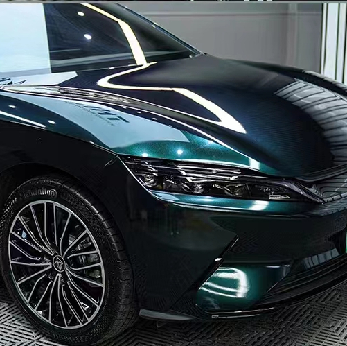 Ravoony Plus PET Gloss Qianshan Green Car Vinyl Wrap