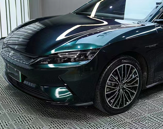 Ravoony Plus PET Gloss Qianshan Green Car Vinyl Wrap