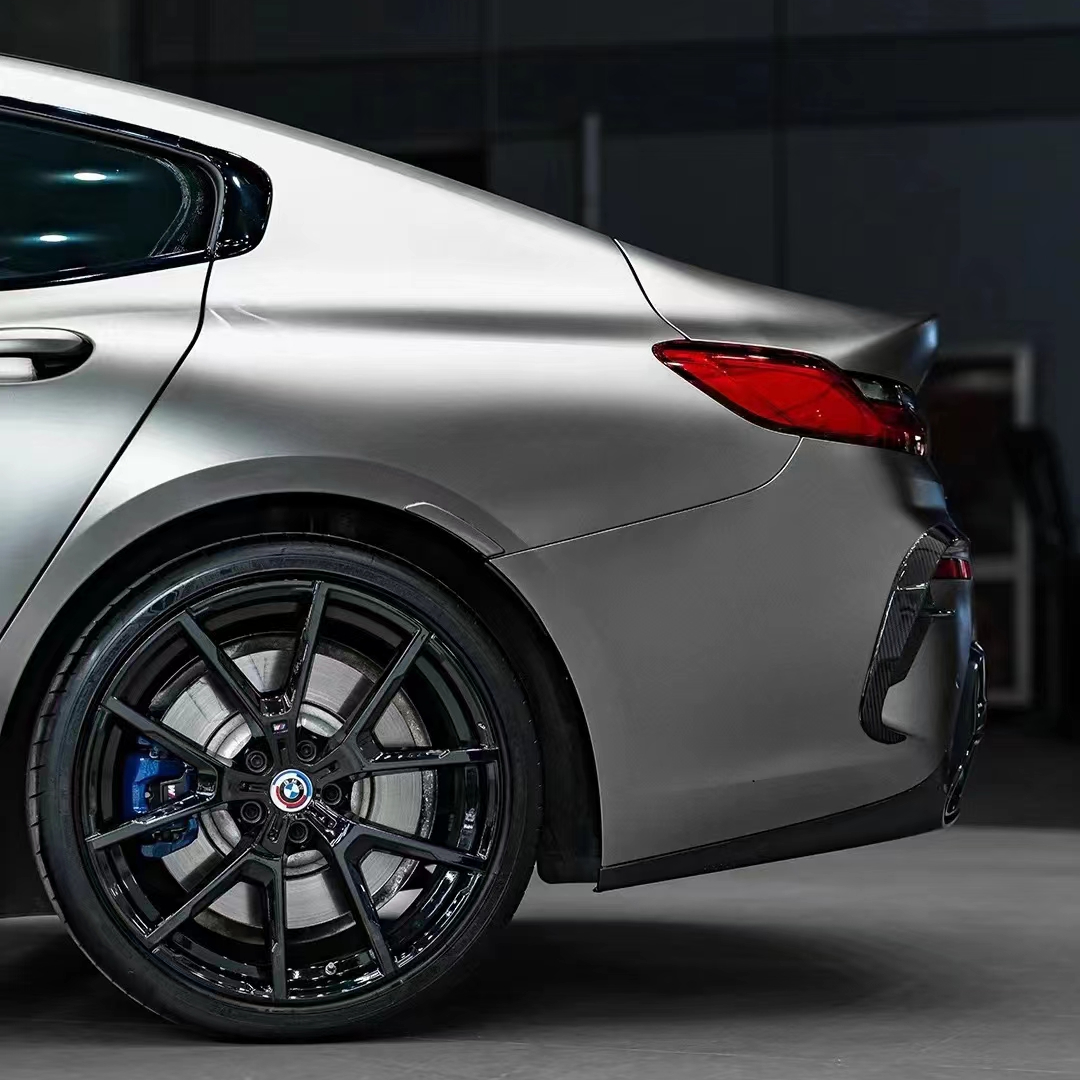 Ravoony Plus PET Matte Liquid Silver Vinyl Car Wrap