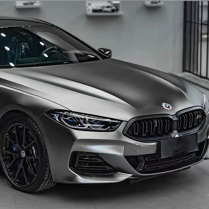 Ravoony Plus PET Matte Liquid Silver Vinyl Car Wrap