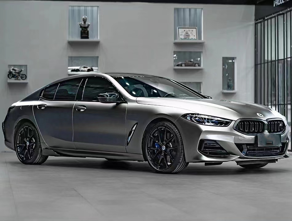 Ravoony Plus PET Matte Liquid Silver Vinyl Car Wrap