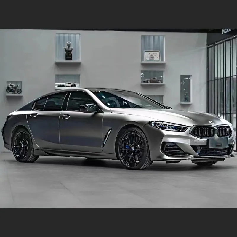 Ravoony Plus PET Matte Liquid Silver Vinyl Car Wrap