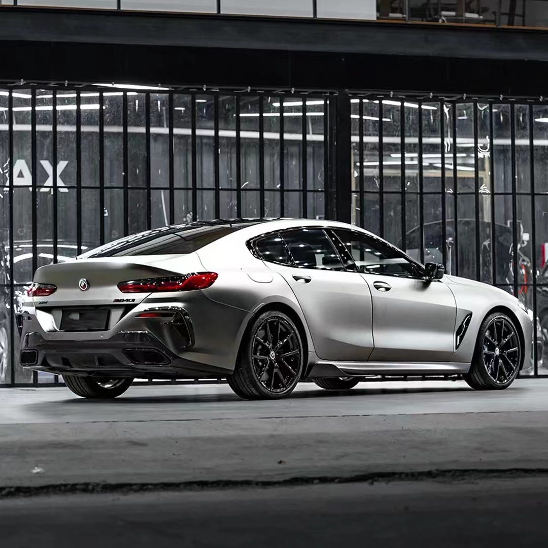 Ravoony Plus PET Matte Liquid Silver Vinyl Car Wrap