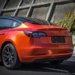  Ravoony Plus Glossy Metal Paint Orange Car Wrap
