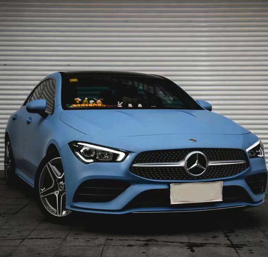 Ravoony Plus Ultimate Flat China Blue Car Wrap