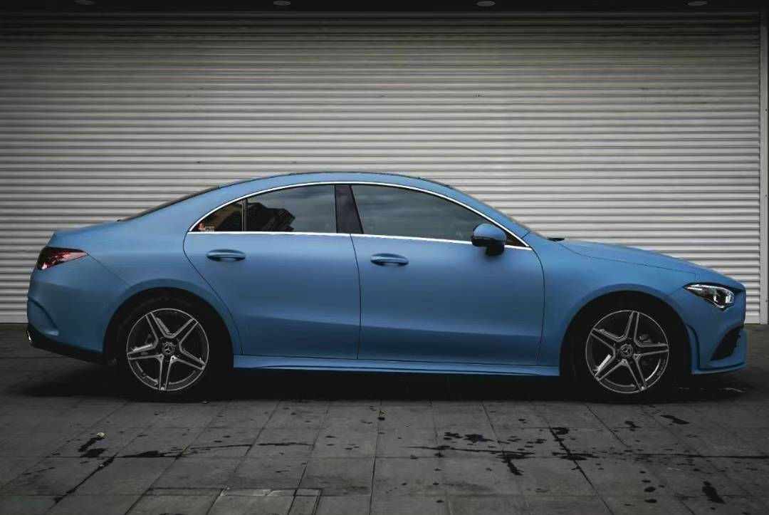 Ravoony Plus Ultimate Flat China Blue Car Wrap