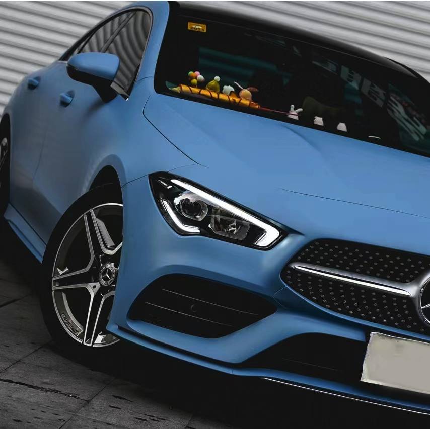 Ravoony Plus Ultimate Flat China Blue Car Wrap