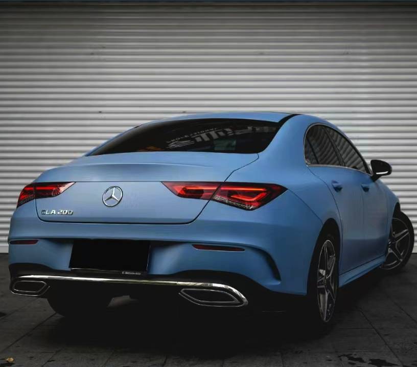 Ravoony Plus Ultimate Flat China Blue Car Wrap