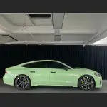 Ravoony Plus Ferrari Gloss Moss Green Vinyl Car Wrap Audi A7 Wrap