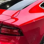 Ravoony Plus Gloss Metallic Vampire Red Vinyl Car Wrap Audi RS7 Wrap 