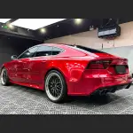 Ravoony Plus Gloss Metallic Vampire Red Vinyl Car Wrap Audi RS7 Wrap 
