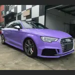 Ravoony Plus Glossy Lavender Purple Car Wrap Audi S3 Wrap