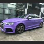 Ravoony Plus Glossy Lavender Purple Car Wrap Audi S3 Wrap