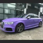 Ravoony Plus Glossy Lavender Purple Car Wrap Audi S3 Wrap