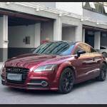 Ravoony Plus Liquid Metallic Dragon Blood Red Vinyl Car Wrap Audi TT Wrap