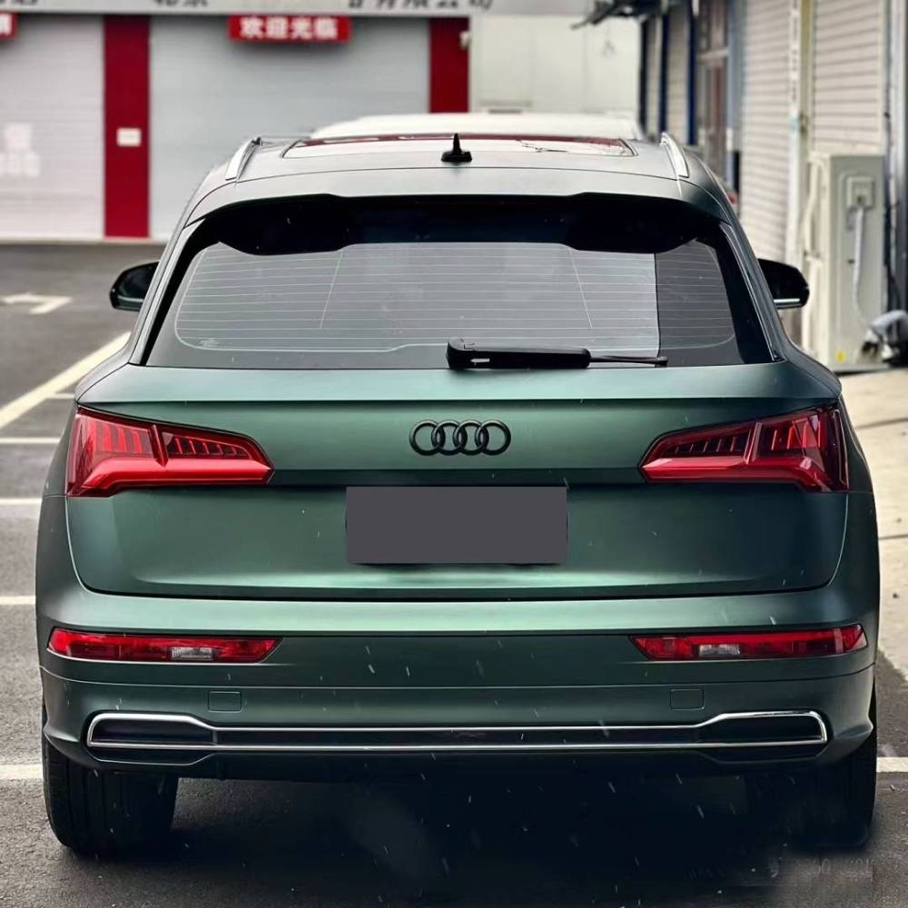 Ravoony Plus Matte Emerald Green Car Vinyl Wrap Audi Q5L Wrap
