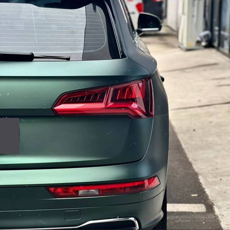 Ravoony Plus Matte Emerald Green Car Vinyl Wrap Audi Q5L Wrap