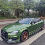 Ravoony Plus Metallic Mamba Green Car Vinyl Wrap Audi A5 Wrap