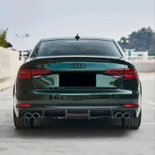 Pearlized Emerald Green Car Vinyl Wrap Audi S4 Wrap