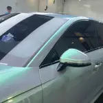 Ravoony Plus Twin Candy Grey Green Color Fliper Car Wrap Audi A4 Wrap