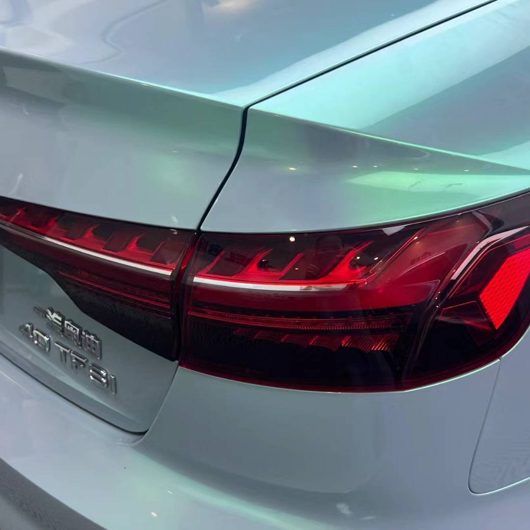 Ravoony Plus Twin Candy Grey Green Color Fliper Car Wrap Audi A4 Wrap