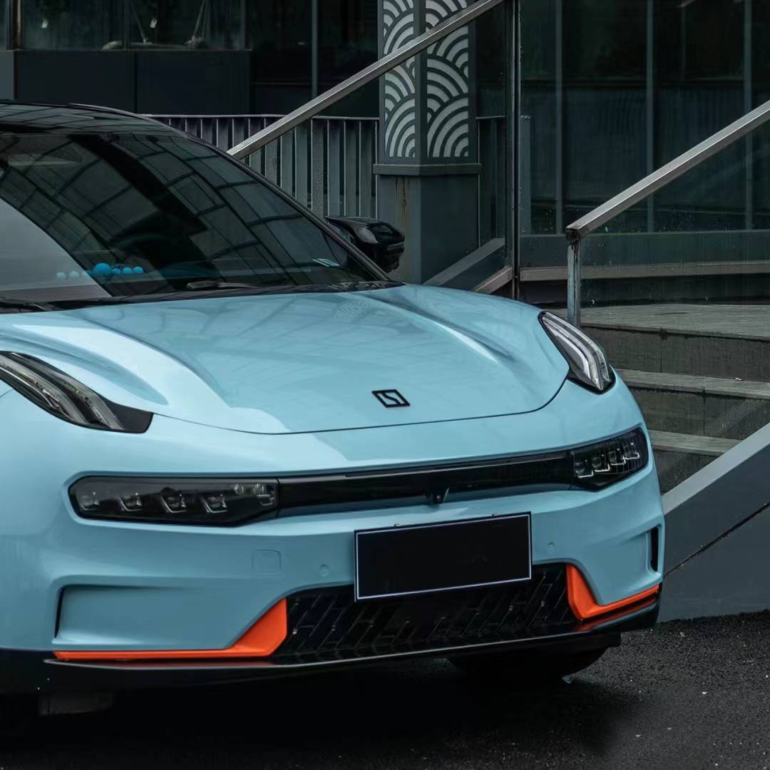 Ravoony Plus PET Glossy Crystal Light Blue Car Vinyl Wrap