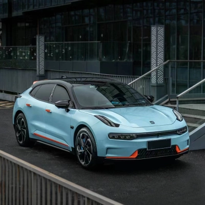 Ravoony Plus PET Glossy Crystal Light Blue Car Vinyl Wrap 02