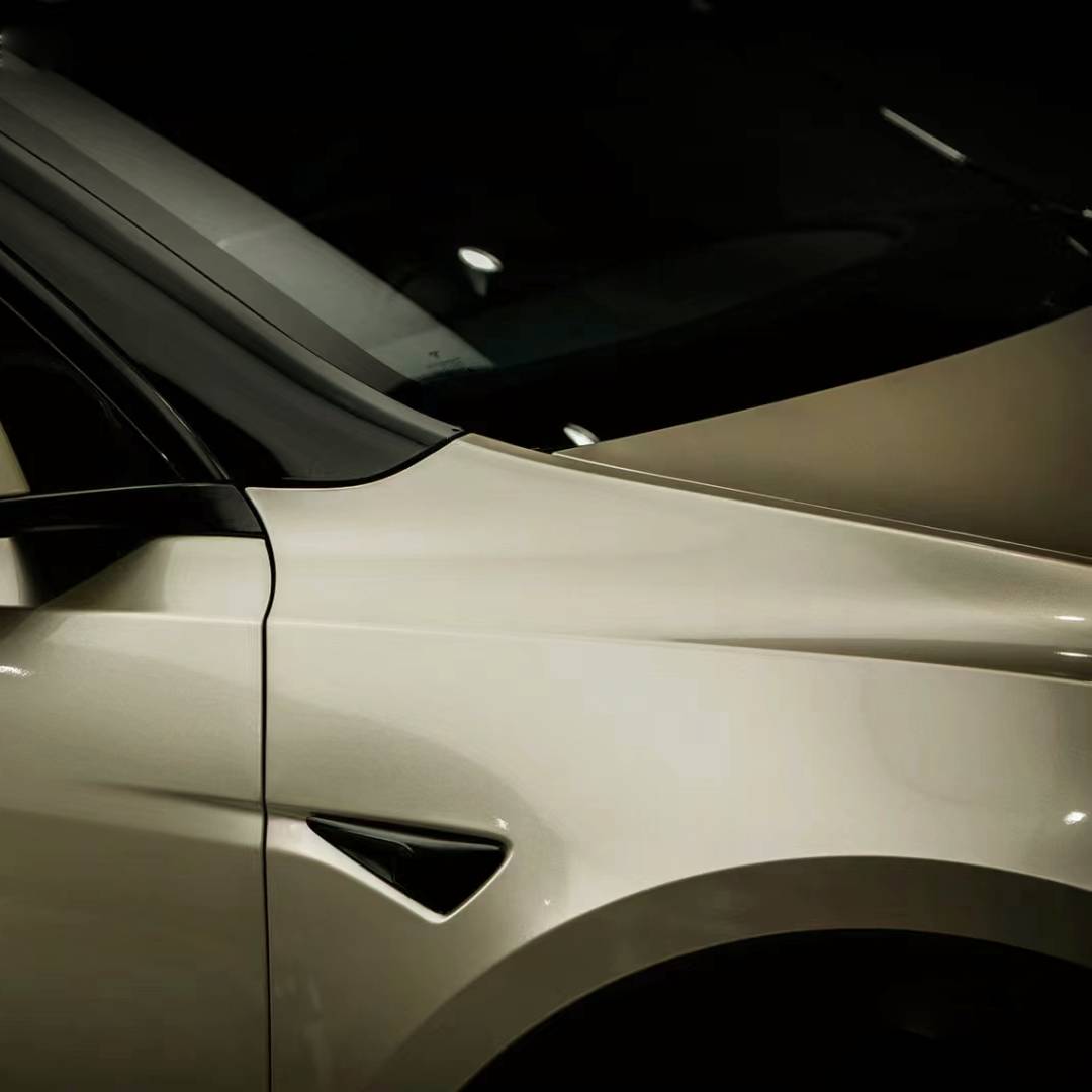  Ravoony Plus Glossy Metal Champaign Dark Gold Car Wrap