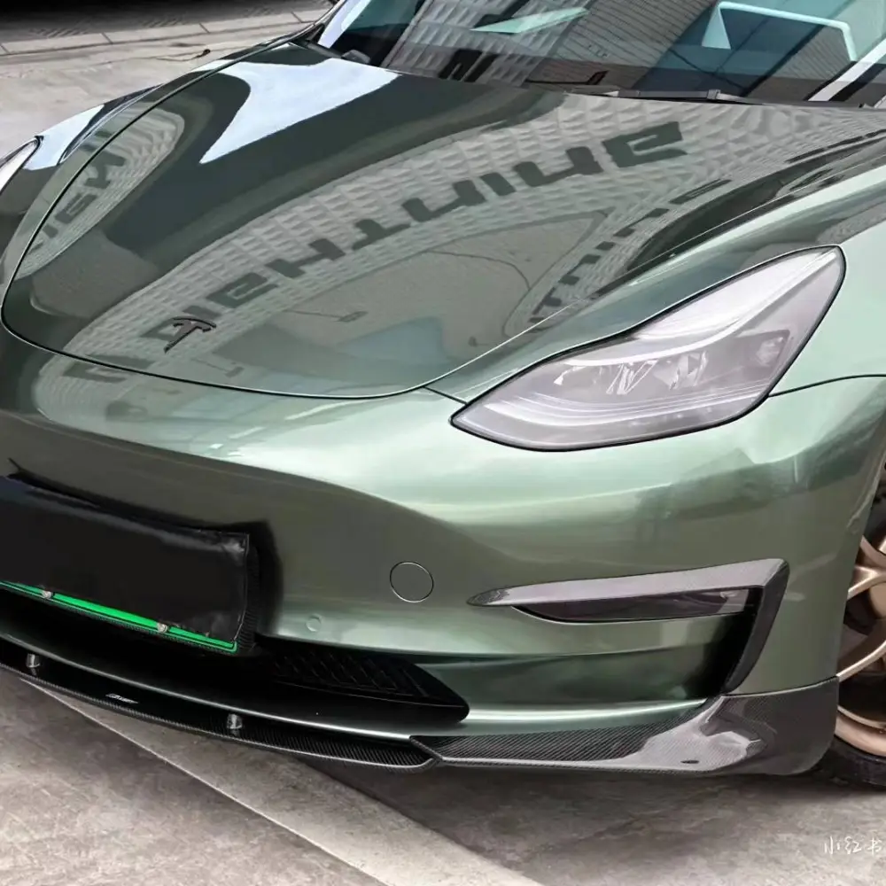 Ravoony Plus PET Liquid Alpine Green Car Vinyl Wrap