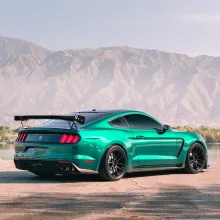 Gloss Paint Metallic Isle Of Man Green Car Vinyl Wrap