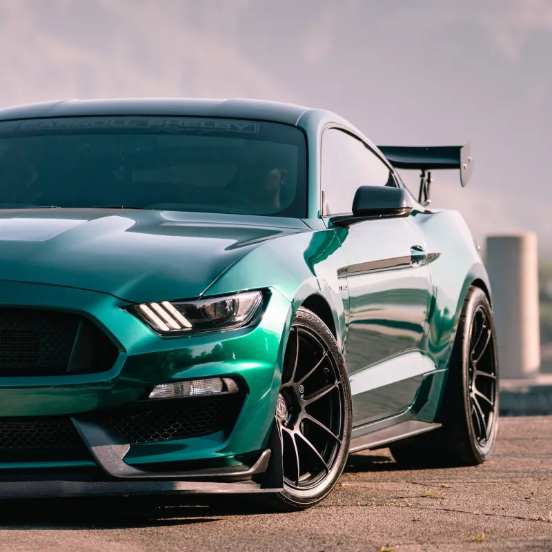 Gloss Paint Metallic Isle Of Man Green Car Vinyl Wrap